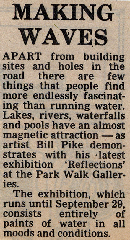19830916 MAKING WAVES BILL PIKE PARK WALK GALLERIES CN.jpg
